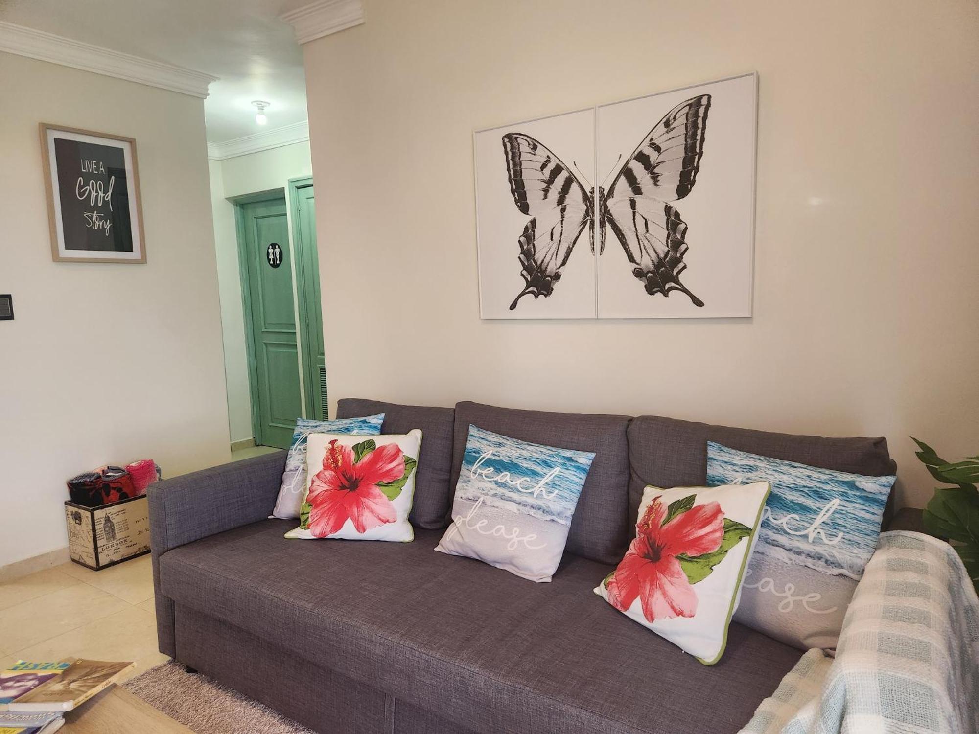 Casita Linda Larimar - 2Br Apartment With Rooftop, Bay Views, Fast Wifi, Near Beach In Barahona Exterior foto